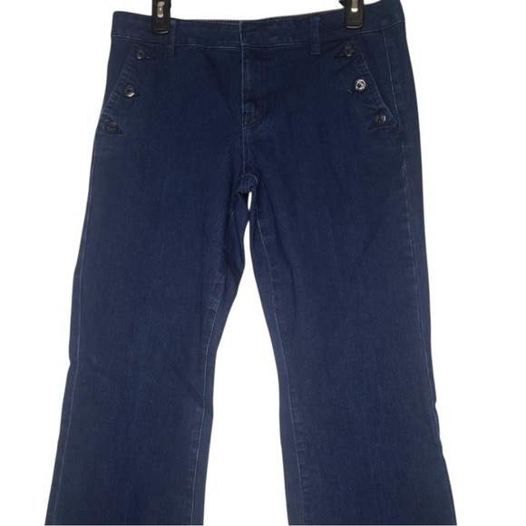 Tommy Hilfiger Women’s Blue Button Pocket Trouser Jeans Size 8 - Picture 5 of 16